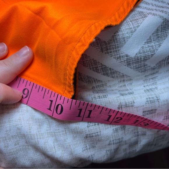 Fox Racing Men’s Orange Board Shorts Size L | Moto Logo Swim Trunks Surf Style - Picture 9 of 9